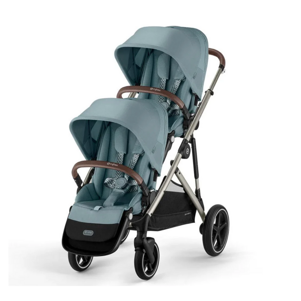 Cybex Gazelle S Double Pushchair  | Stormy Blue