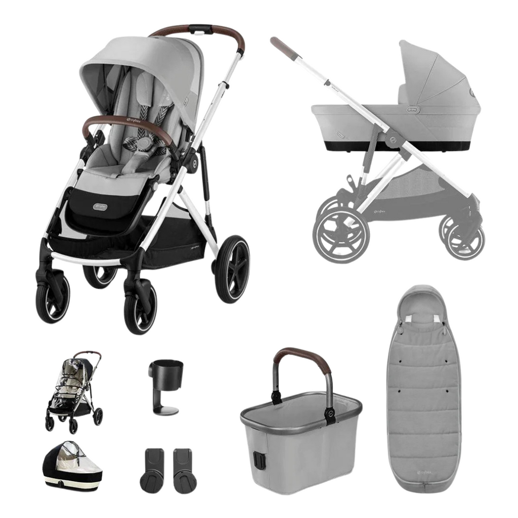 Cybex Gazelle S Essentials Bundle - Stone Grey