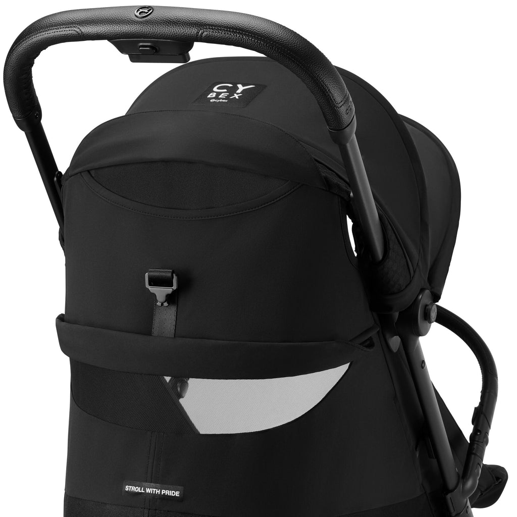 CYBEX COYA Stroller, Cloud T & Carrier Bundle  – Urban Mobility Collection | Black