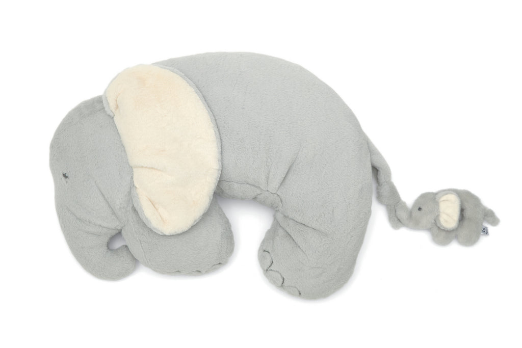 Mamas and Papas Tummy Time Snugglerug - Elephant & Baby