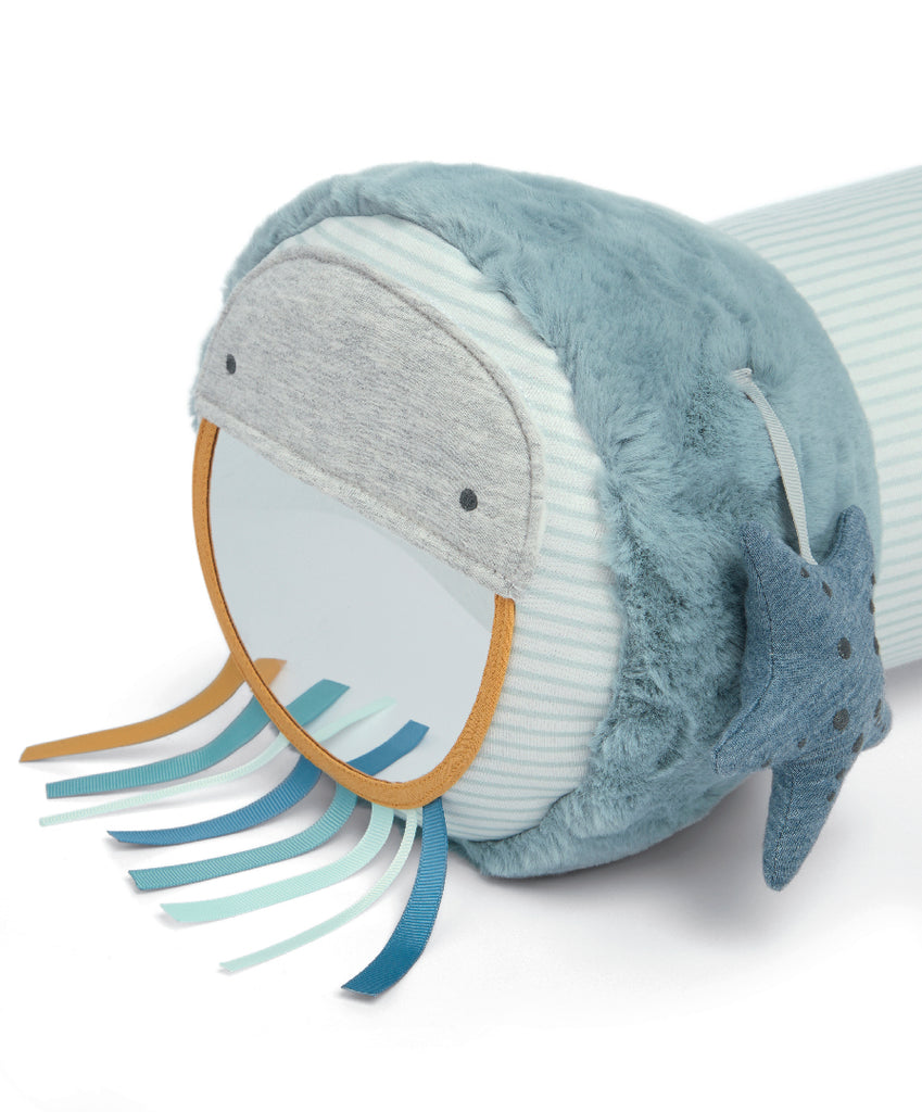 Mamas and Papas Welcome to the World Under the Sea Tummy Time Roll - Blue