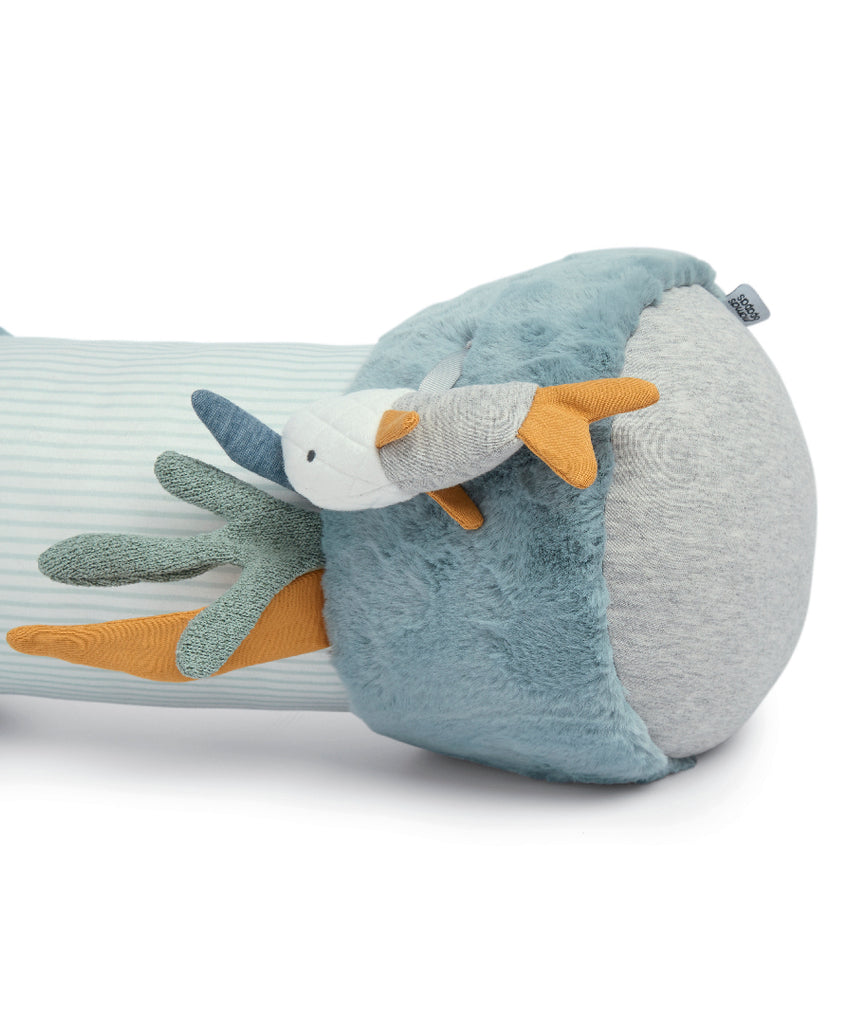 Mamas and Papas Welcome to the World Under the Sea Tummy Time Roll - Blue