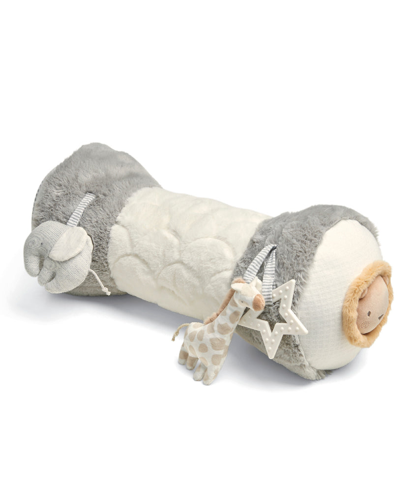 Mamas and Papas Welcome to the World Bunny Tummy Time Roll - Grey
