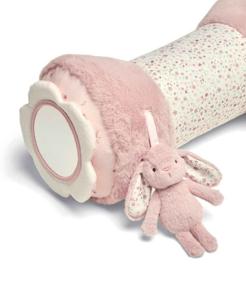 Mamas and Papas Welcome to the World Bunny Tummy Time Roll - Pink