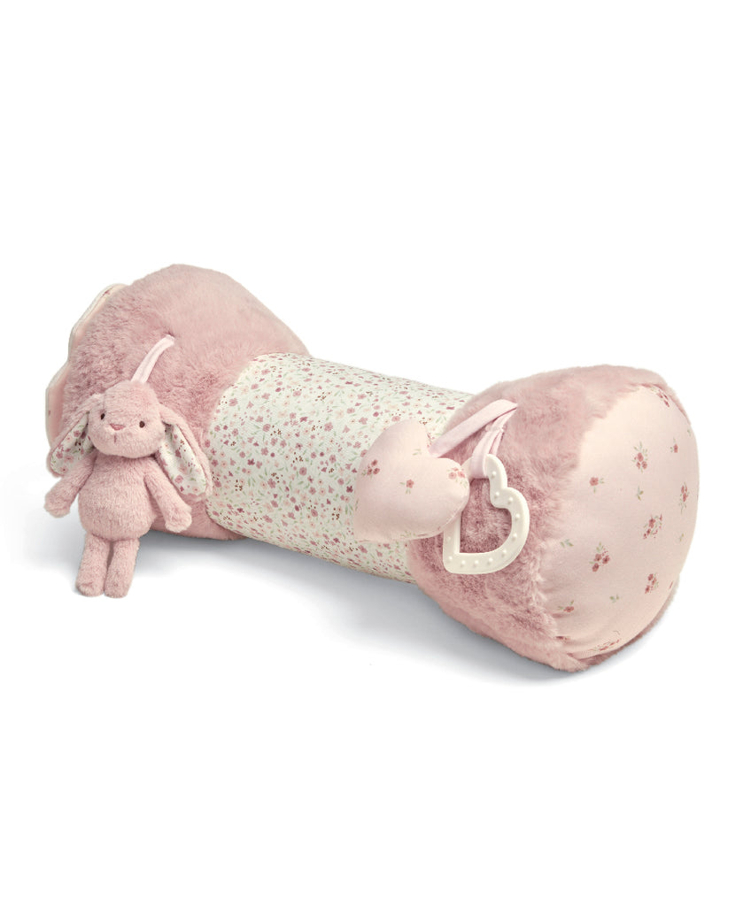 Mamas and Papas Welcome to the World Bunny Tummy Time Roll - Pink
