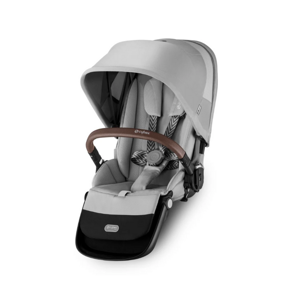 Cybex Gazelle S Double Pushchair (2023) - Lava Grey - Silver