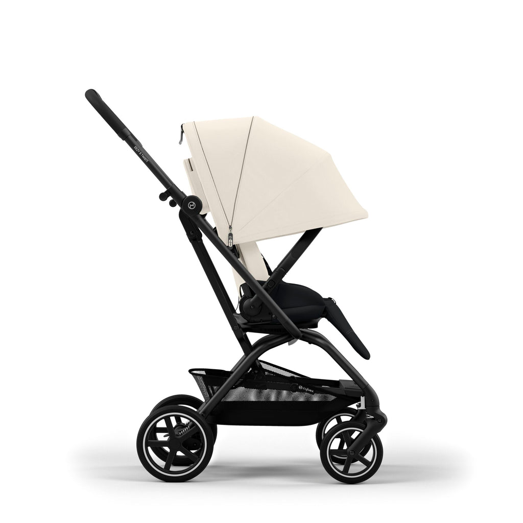 Cybex Eezy Twist+ 2 Stroller | Canvas White on Black