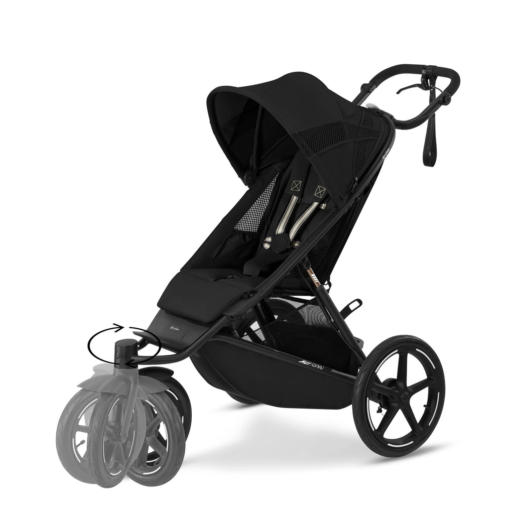 Cybex Avi Spin Stroller | Moon Black