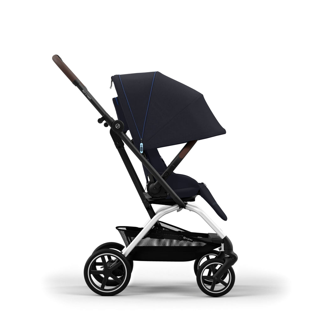 Cybex Eezy S Twist+ 2  Stroller | Dark Blue on Silver