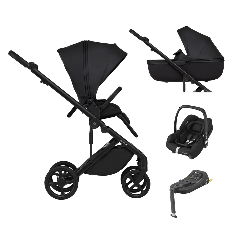 Anex Eli Pushchair & Maxi-Cosi Cabriofix Bundle | Midnight