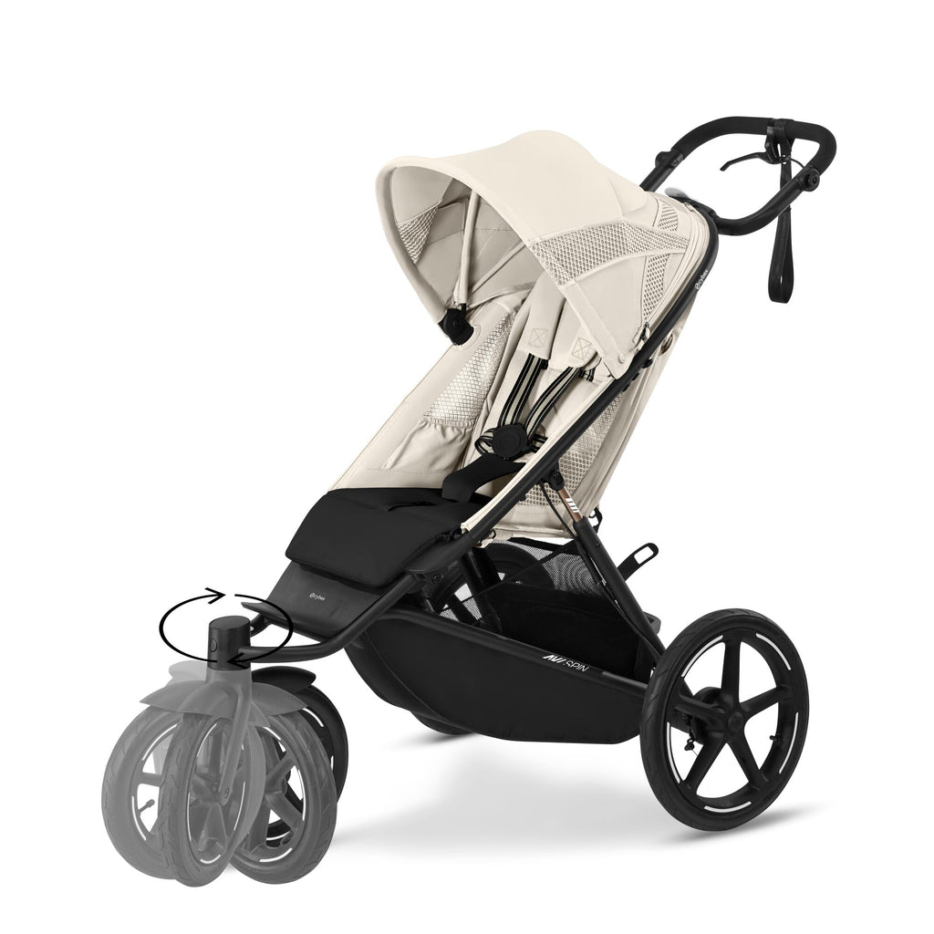 Cybex Avi Spin Stroller Bundle | Seashell Beige