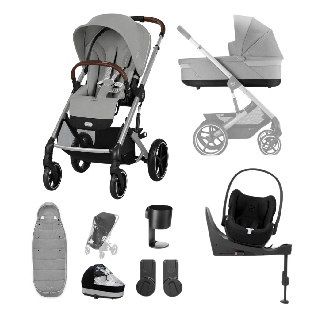 Cybex Balios S Lux + Cloud T Luxury Bundle | Stone Grey (2024)