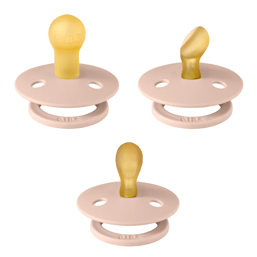 BIBS Pacifiers Try-it Colour 3 PACK | Blush