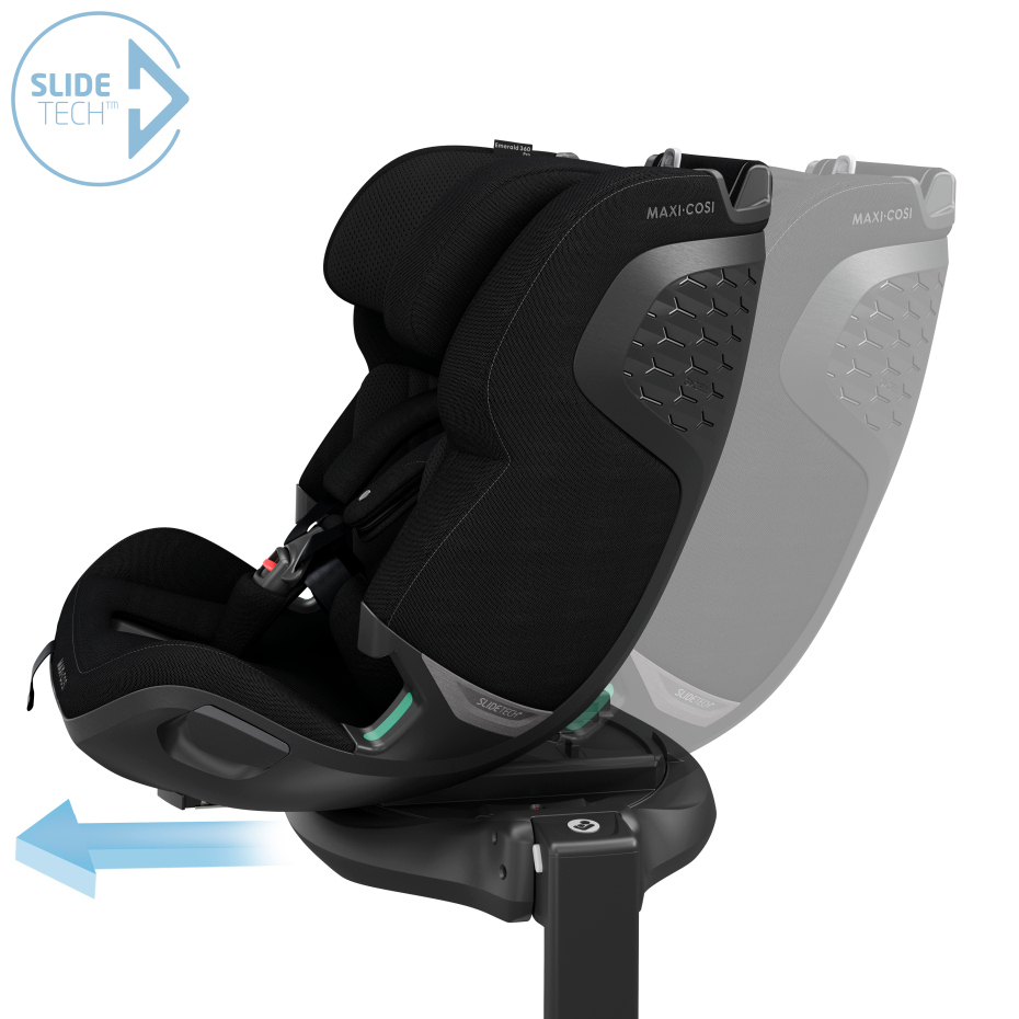 Maxi-Cosi Emerald 360 Pro Car Seat Birth - 12 years old | Authentic Black