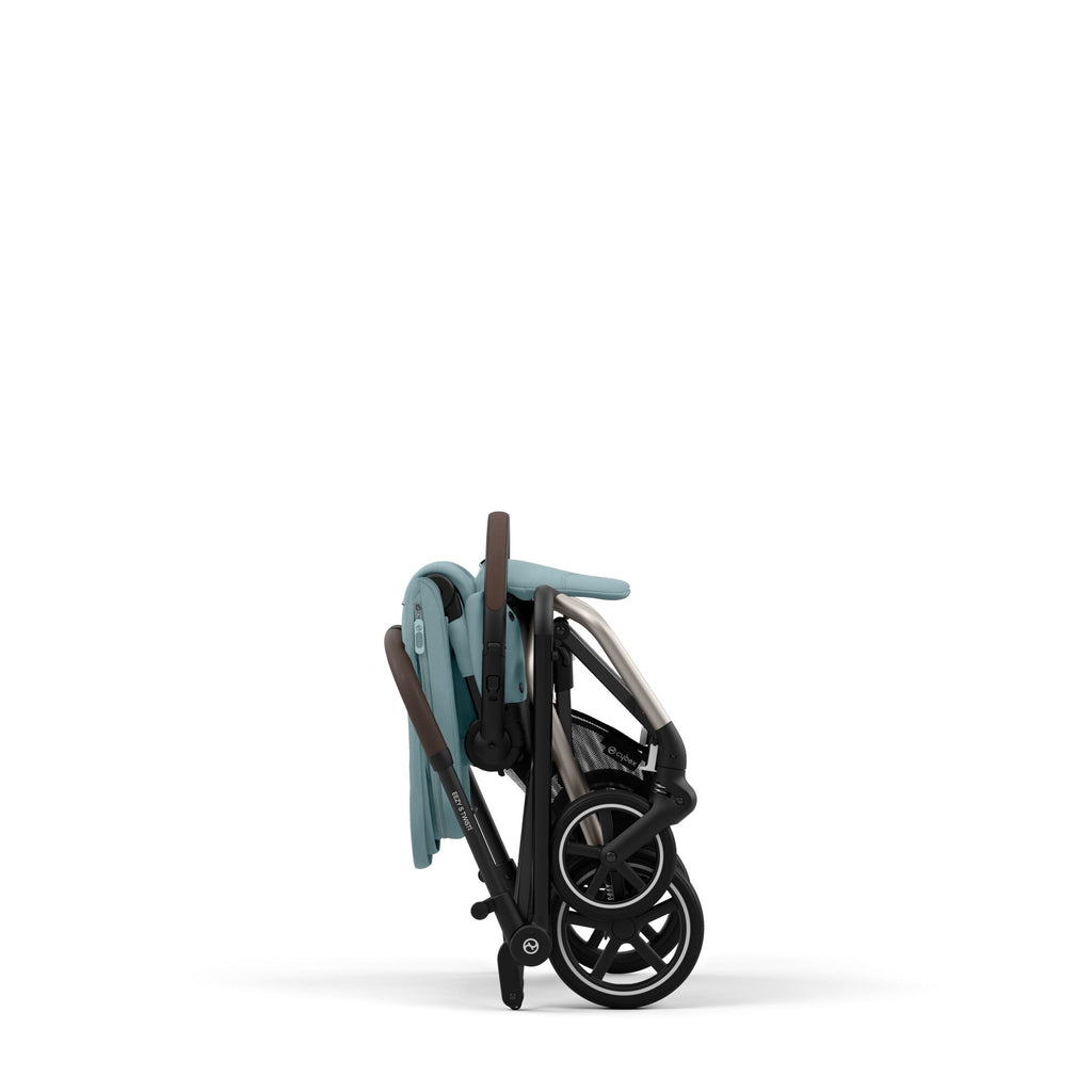 Cybex Eezy S Twist+ 2 Stroller | Stormy Blue on Taupe