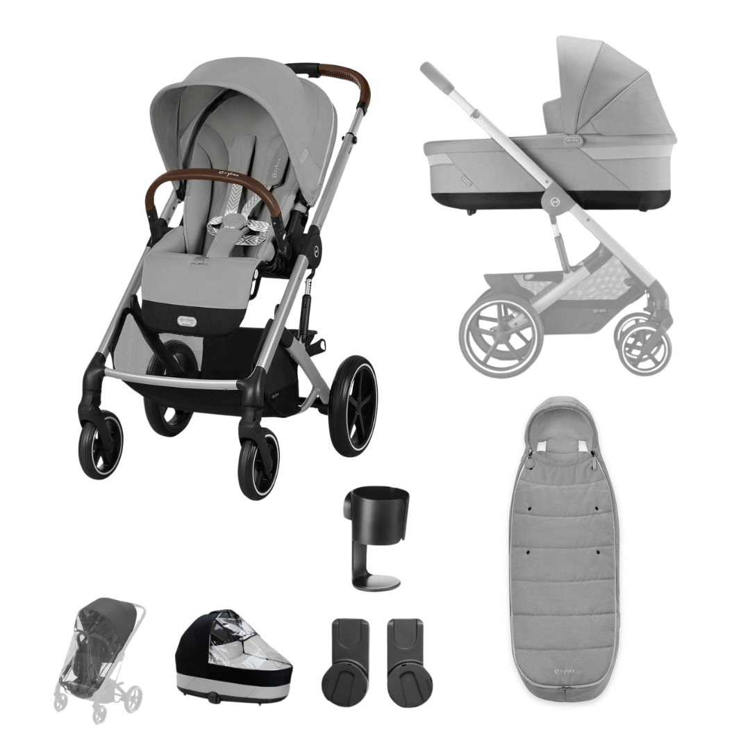 cybex bundles Cybex Balios S Lux Essentials Bundle - Silver