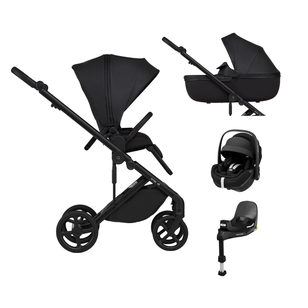 Anex Eli Pushchair & Maxi-Cosi Pebble 360 Pro Bundle | Midnight