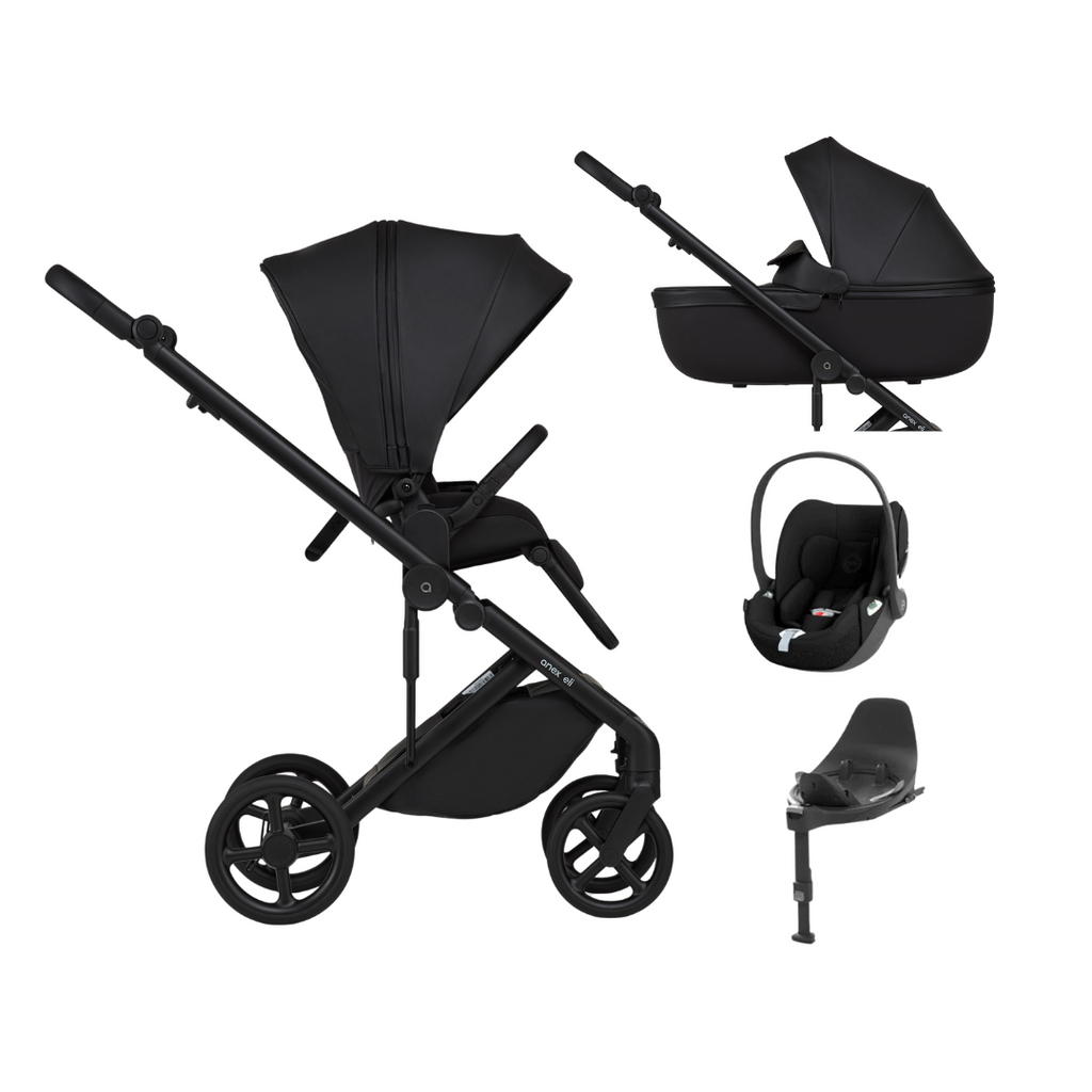 Anex Eli Pushchair & Cybex Cloud T Bundle | Midnight