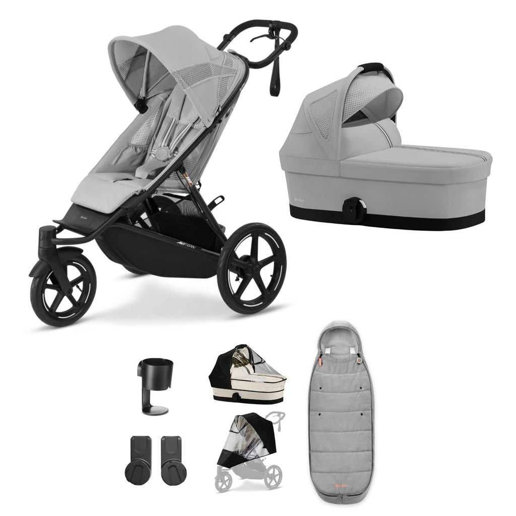 Cybex Avi Spin Stroller Bundle | Fog Grey