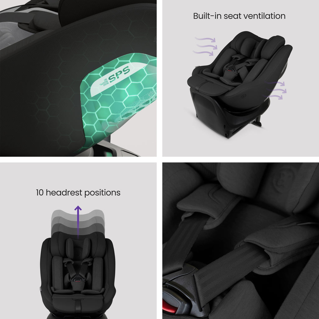 Silver Cross Approach Plus 360 & Base Plus | Iconic Black