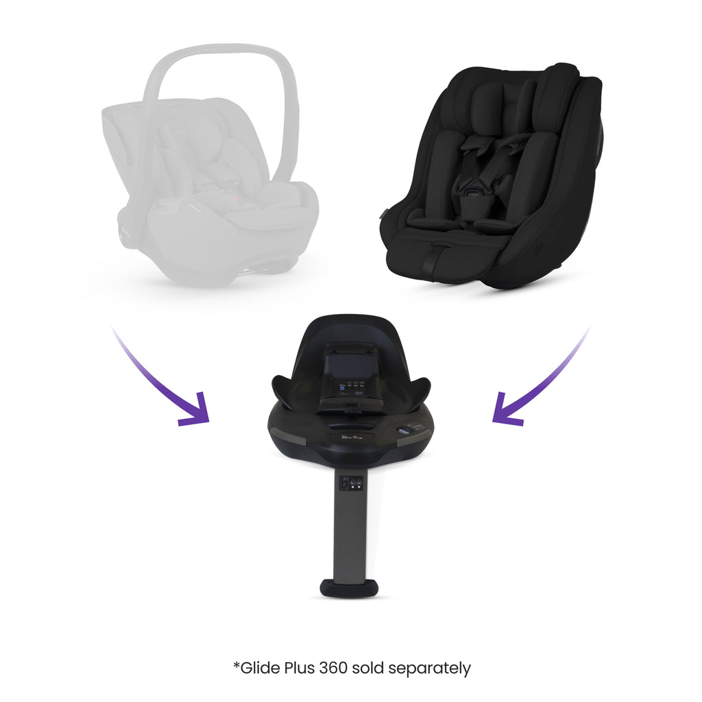 Silver Cross Approach Plus 360 & Base Plus | Iconic Black