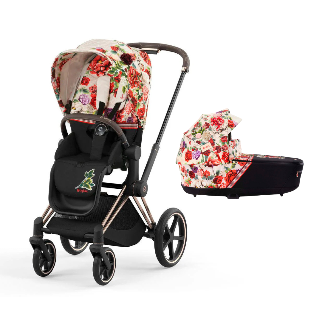 cybex spring blossom CYBEX Priam Pushchair & Carrycot | Spring Blossom