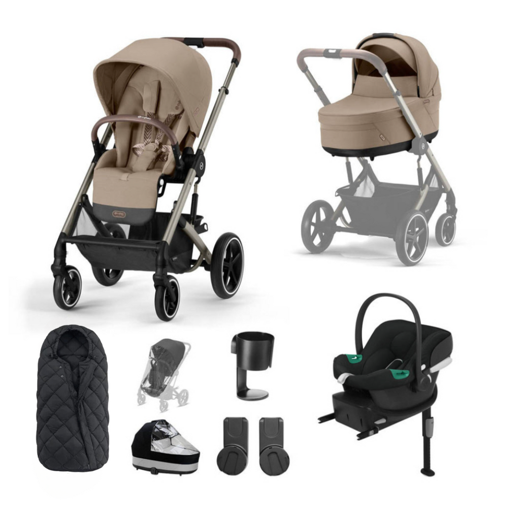 Cybex Balios S Lux & Cloud T Luxury Bundle 2023 - Almond Beige | Taupe