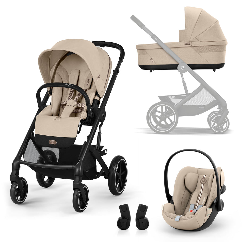 Cybex Balios S Lux Cloud G Travel System | Almond Beige (2024)