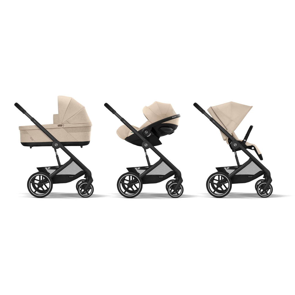 Cybex Balios S Lux Cloud G Travel System | Almond Beige (2024)