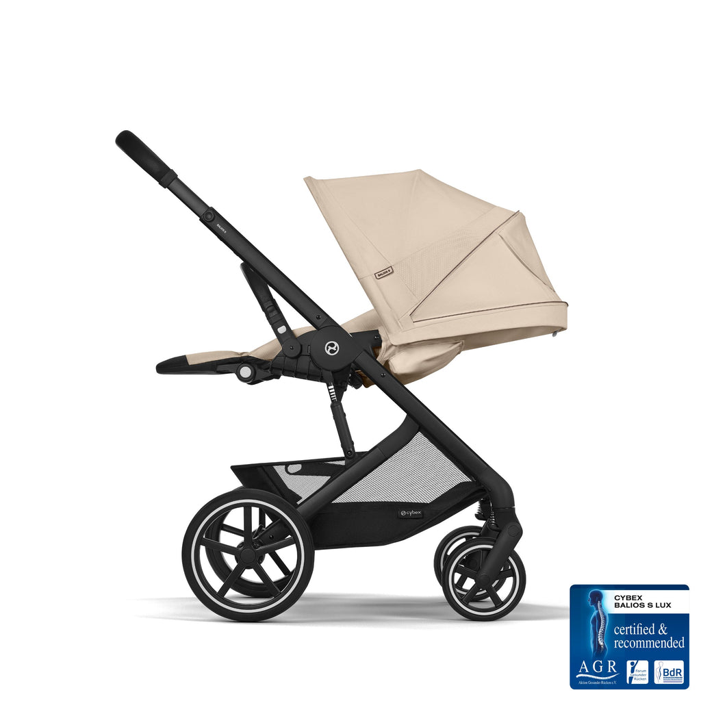 Cybex Balios S Lux Cloud G Travel System | Almond Beige (2024)