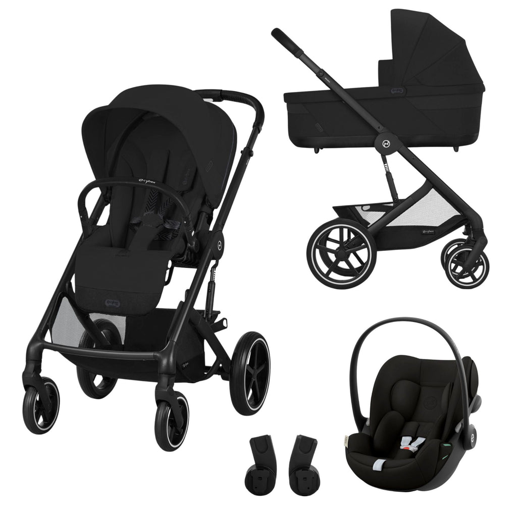 Cybex Balios S Lux Cloud G Travel System | Moon Black (2024)
