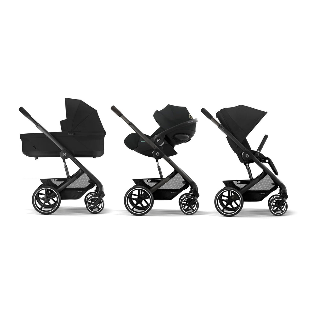 Cybex Balios S Lux Cloud G Travel System | Moon Black (2024)