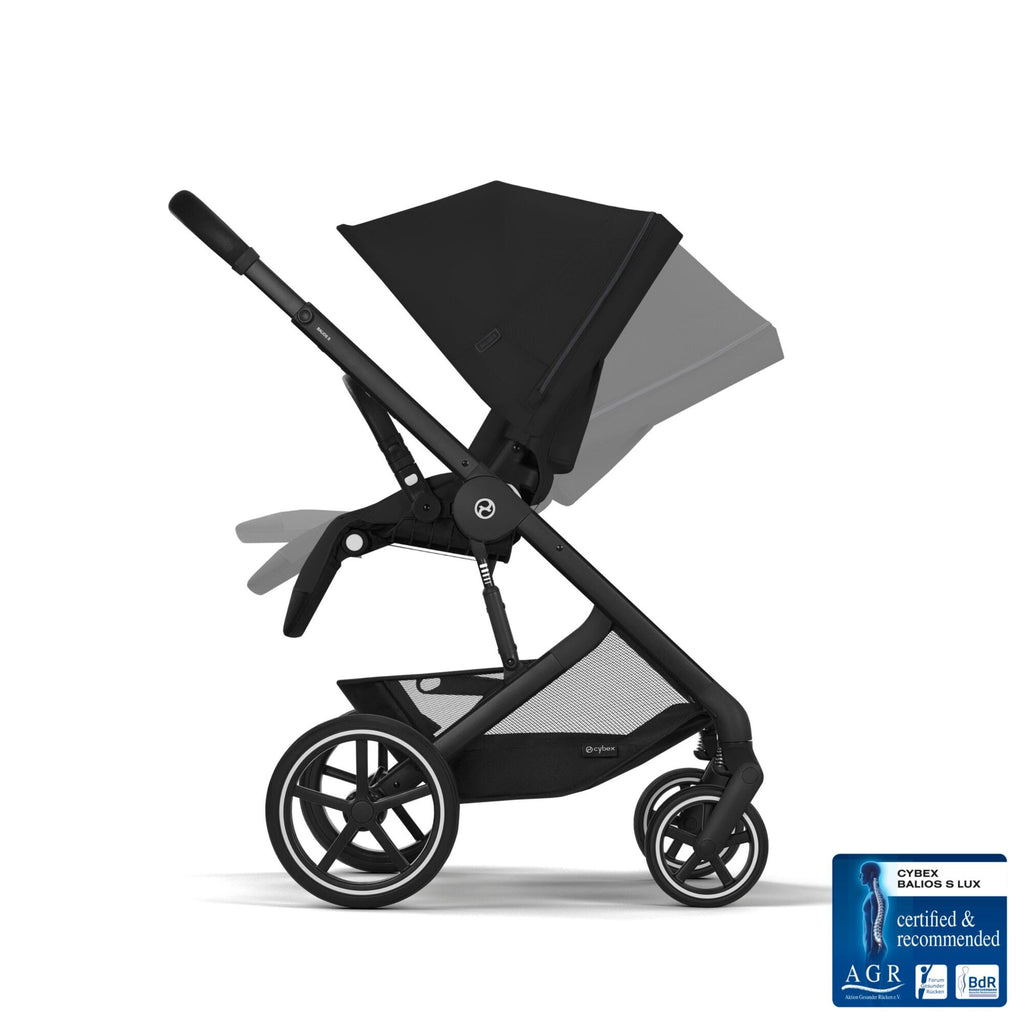 Cybex Balios S Lux Cloud G Travel System | Moon Black (2024)