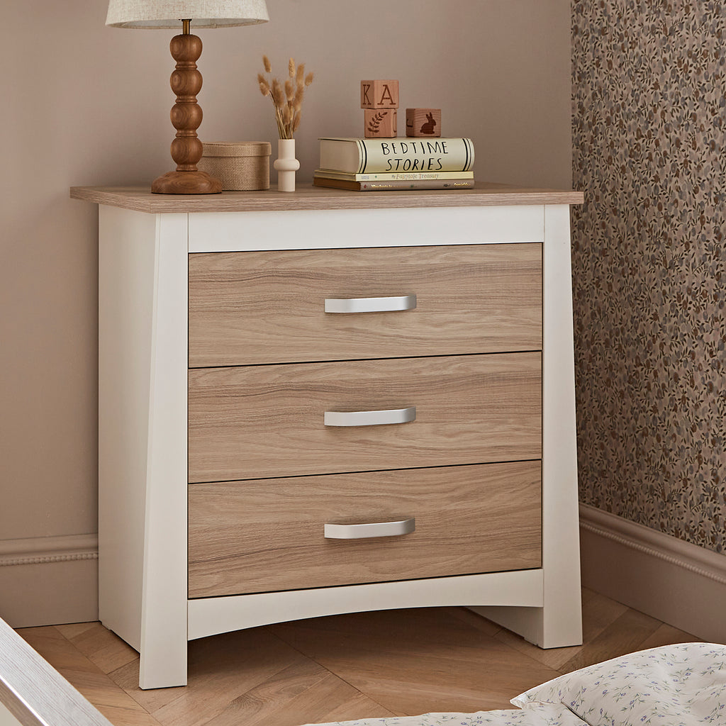 CuddleCo Ada Dresser - White & Ash