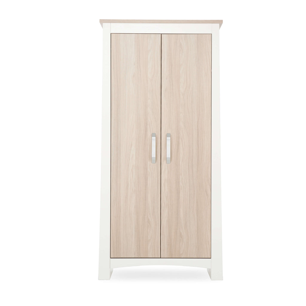 CuddleCo Ada Wardrobe - White & Ash