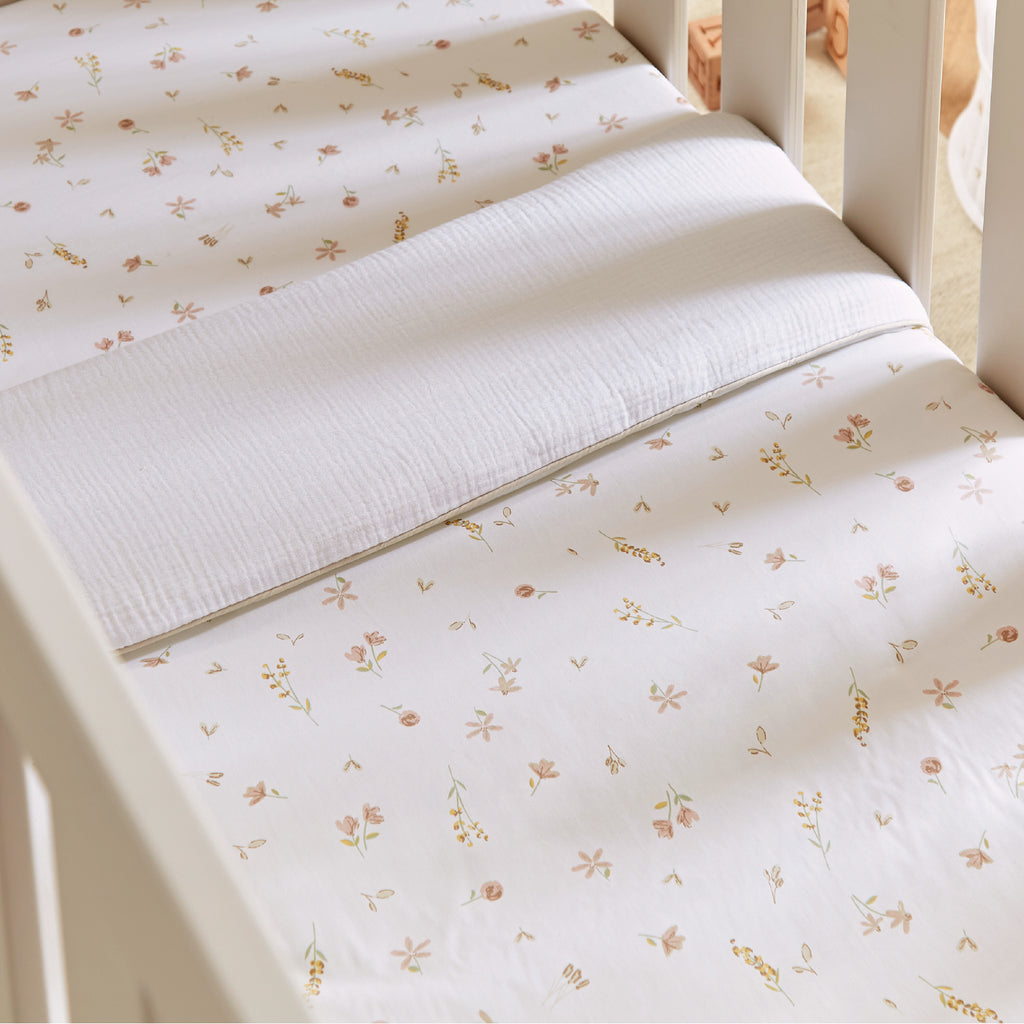 Cuddle Co Cot Bed Quilt | Cashmere Meadow - Beautiful Bambino