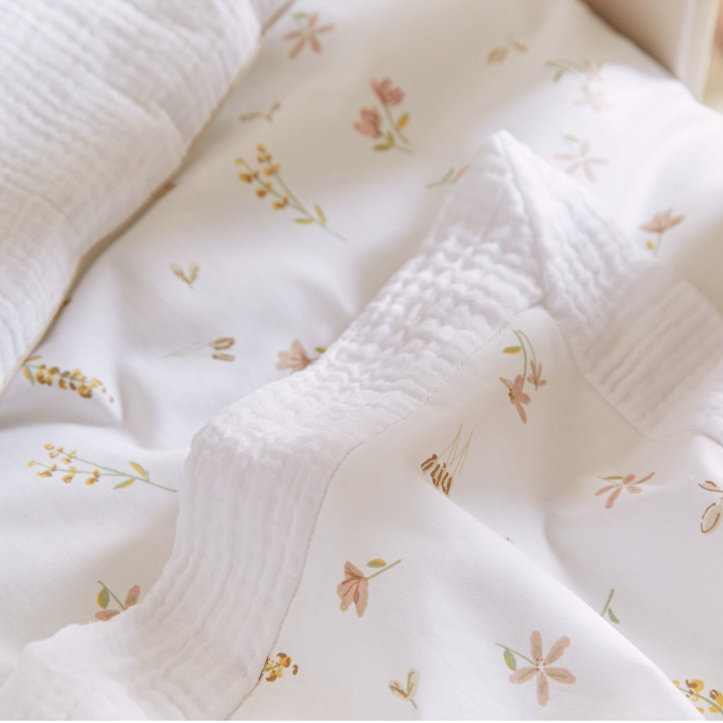 Cuddle Co Universal Crib/ Co Sleeper Bedding Set | Cashmere Meadow - Beautiful Bambino
