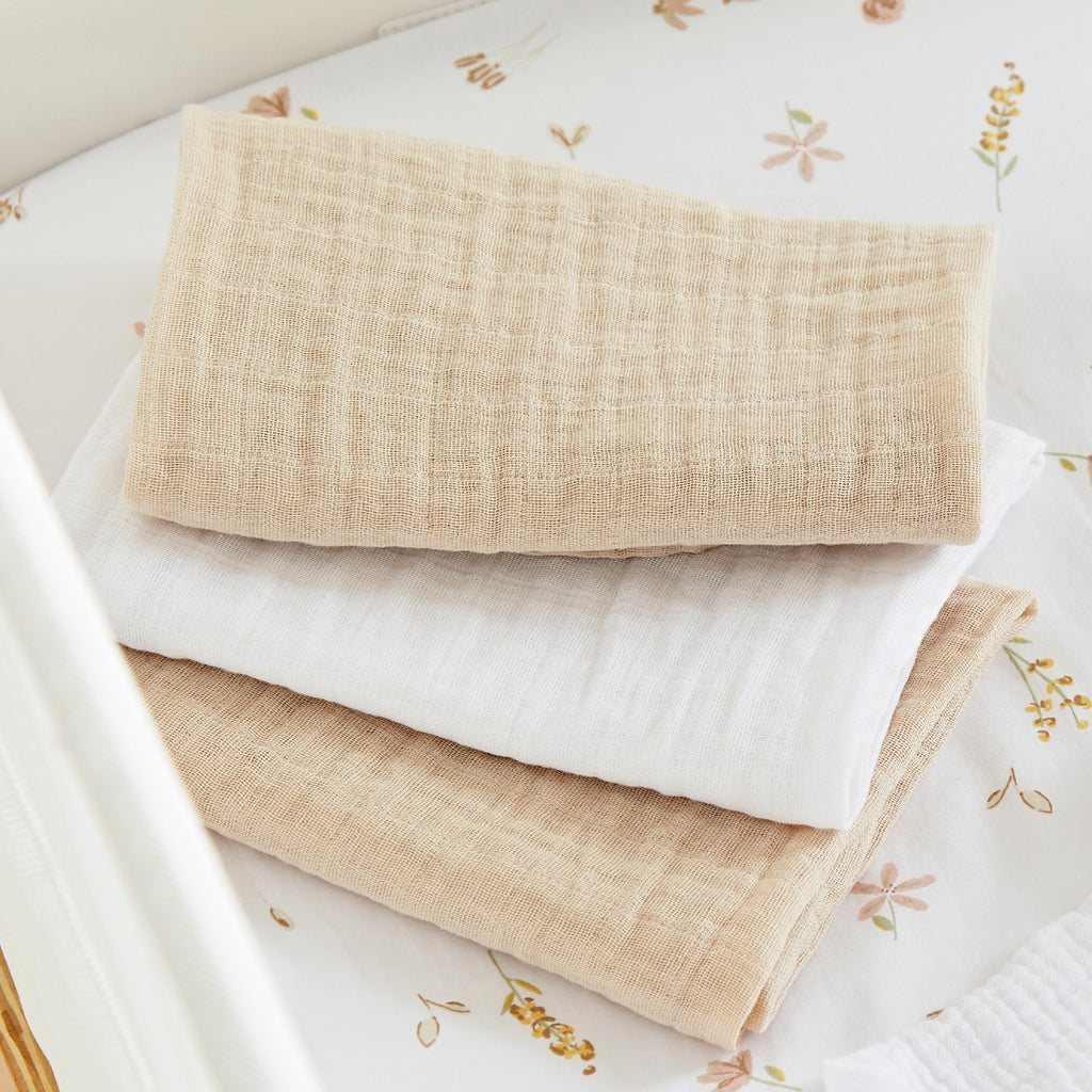 Cuddle Co Universal Crib/ Co Sleeper Bedding Set | Cashmere Meadow - Beautiful Bambino