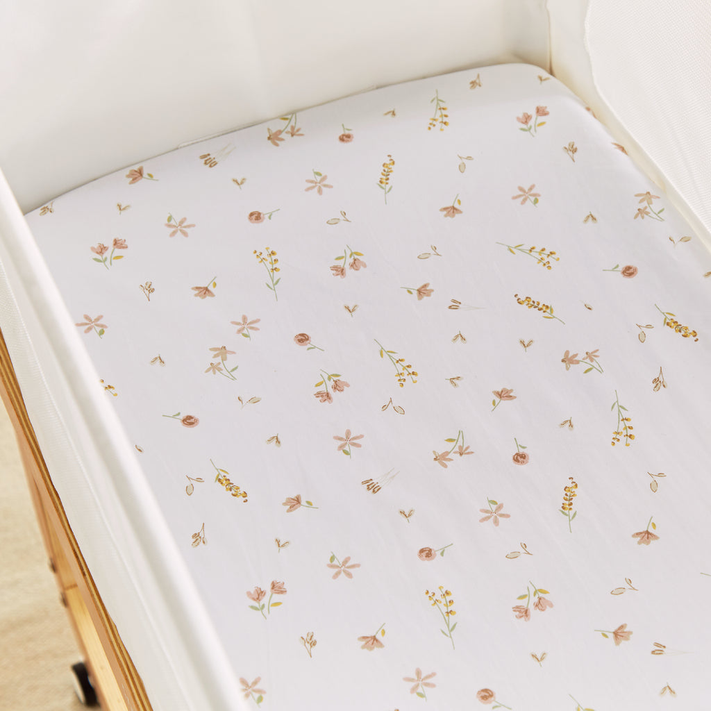 Cuddle Co Universal Crib/ Co Sleeper Sheets 2pk | Cashmere Meadow - Beautiful Bambino