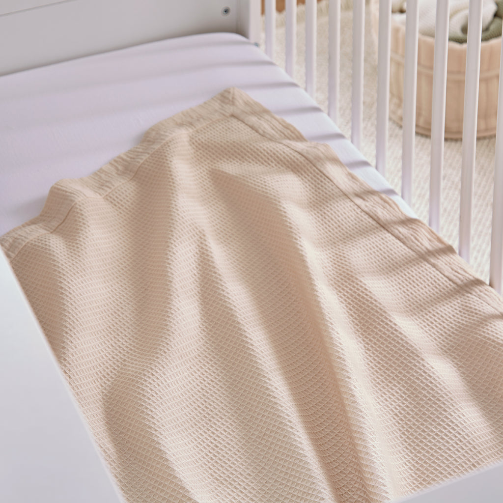 Cuddle Co Comforter Blanket | Cashmere Waffle - Beautiful Bambino