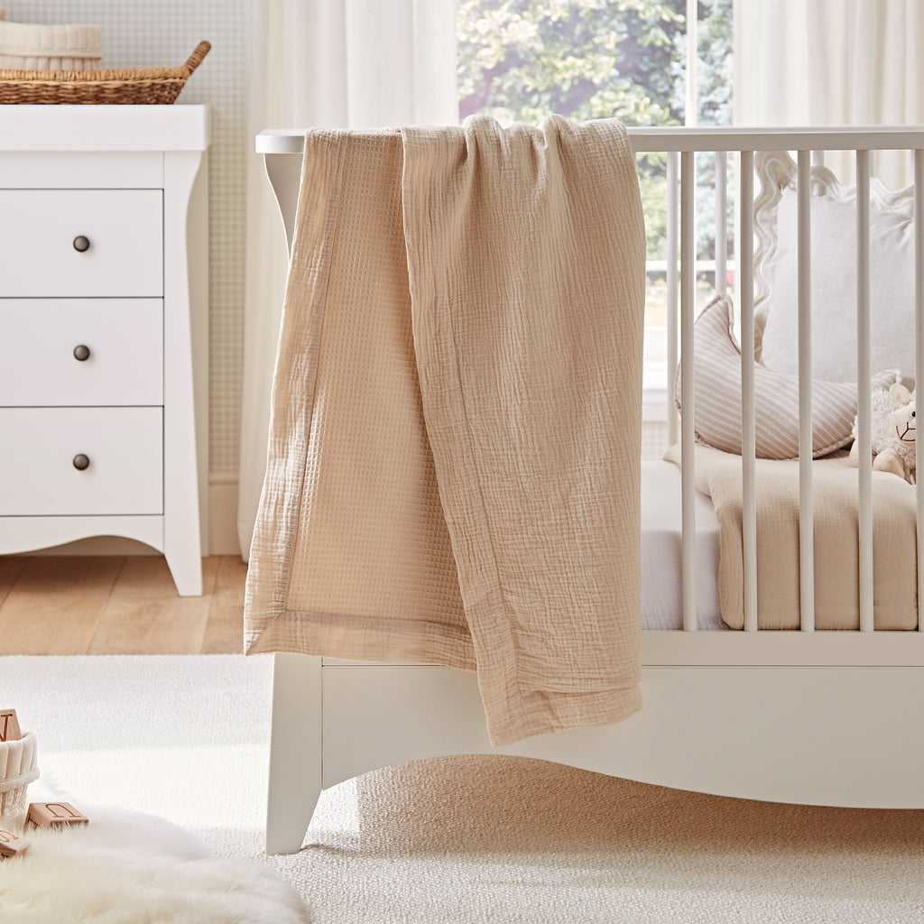 Cuddle Co Comforter Blanket | Cashmere Waffle - Beautiful Bambino