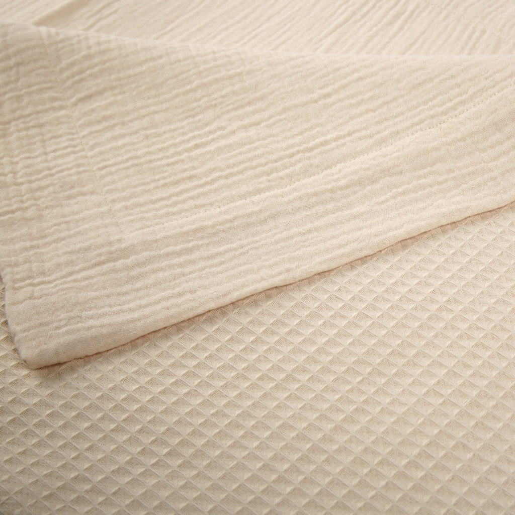 Cuddle Co Comforter Blanket | Cashmere Waffle - Beautiful Bambino