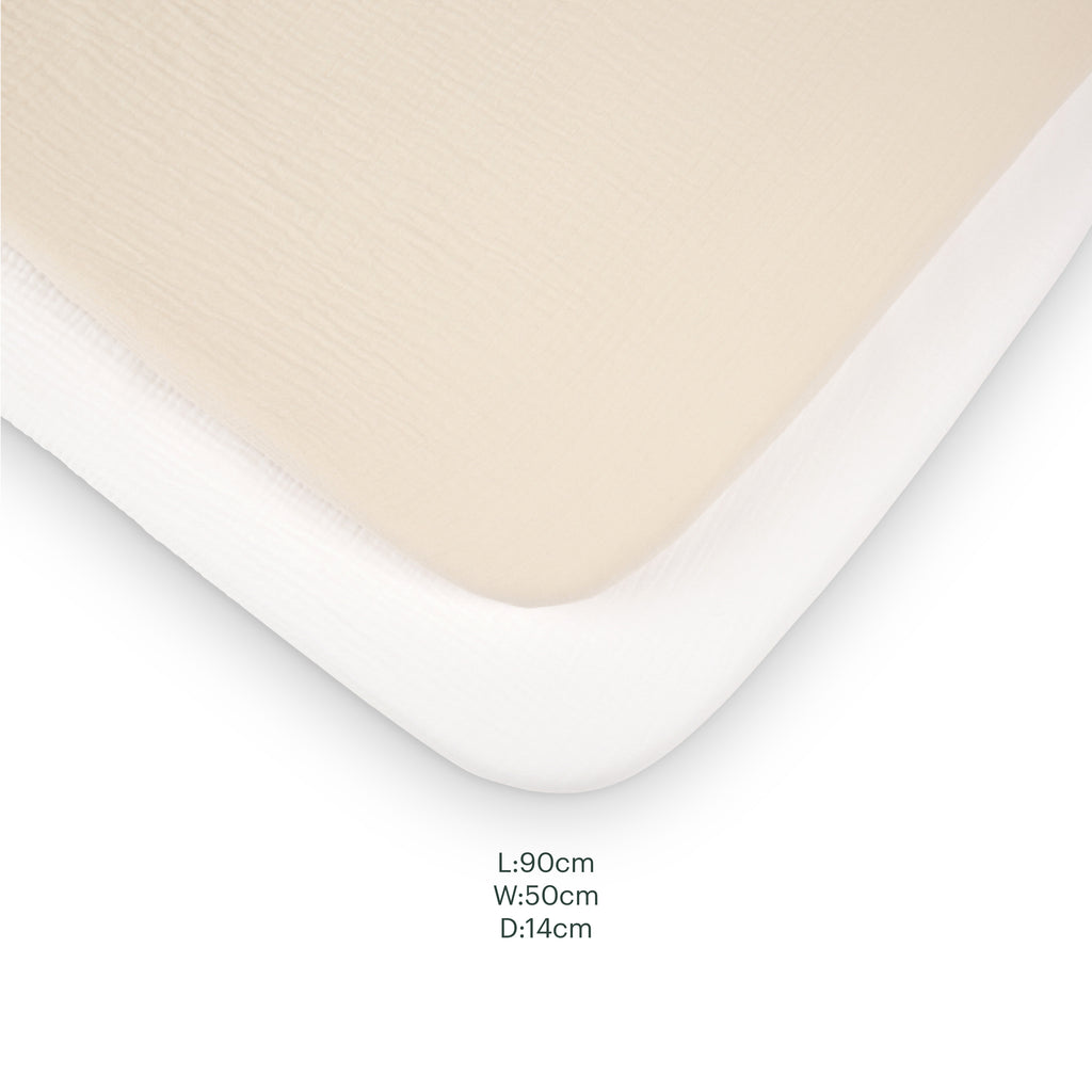 Cuddle Co Universal Crib/ Co Sleeper Bedding Set | Cashmere Waffle - Beautiful Bambino
