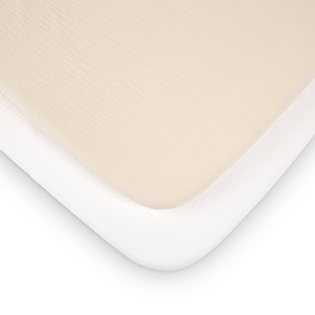 Cuddle Co Universal Crib/ Co Sleeper Bedding Set | Cashmere Waffle - Beautiful Bambino