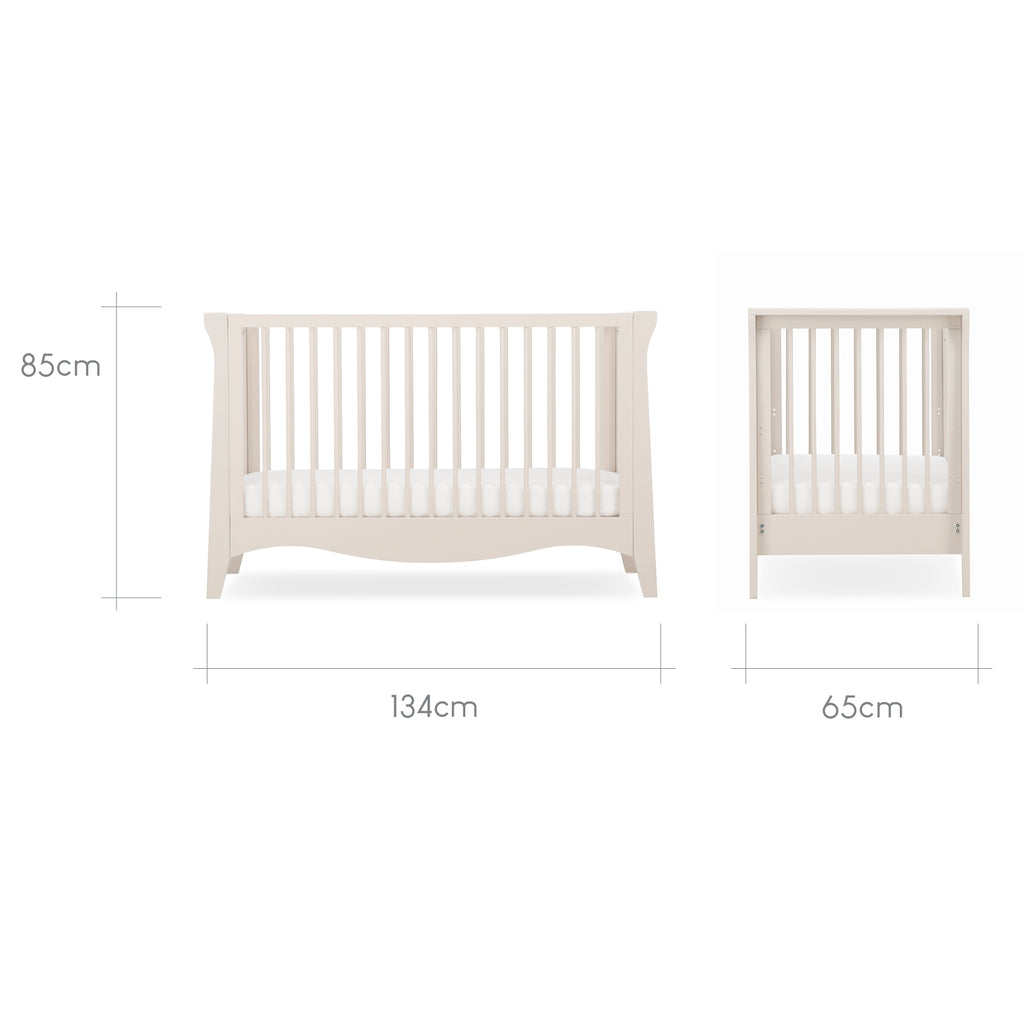 CuddleCo Clara Mini 2 Piece Nursery Room Set | Cashmere