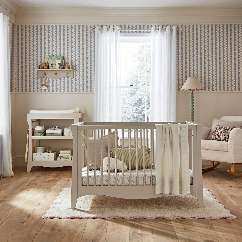 CuddleCo Clara Mini 2 Piece Nursery Room Set | Cashmere