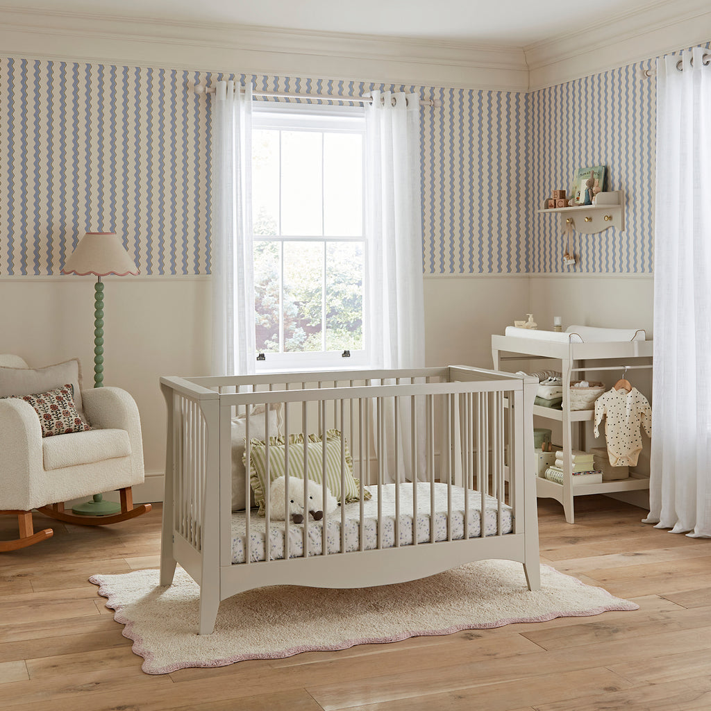 CuddleCo Clara Mini 2 Piece Nursery Room Set | Cashmere