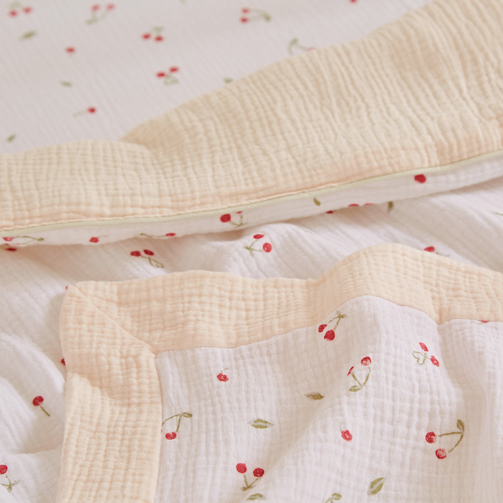 Cuddle Co Universal Crib/ Co Sleeper Bedding Set | Ditsy Cherry - Beautiful Bambino