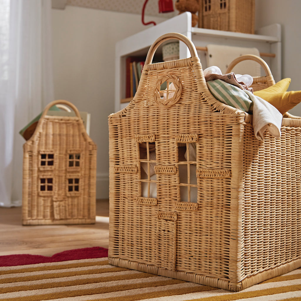 CuddleCo Dutch House Set 3 Baskets | Rattan