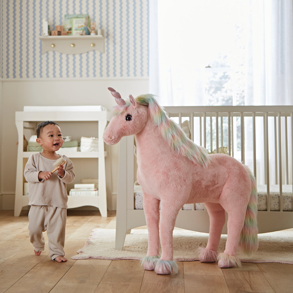 CuddleCo Standing Unicorn | Rainbow